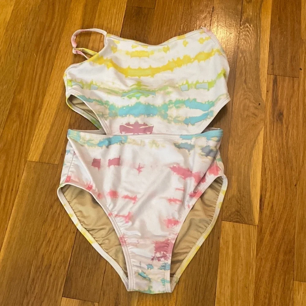 Set of Three Old Navy Girls One Piece Swimsuits Size L